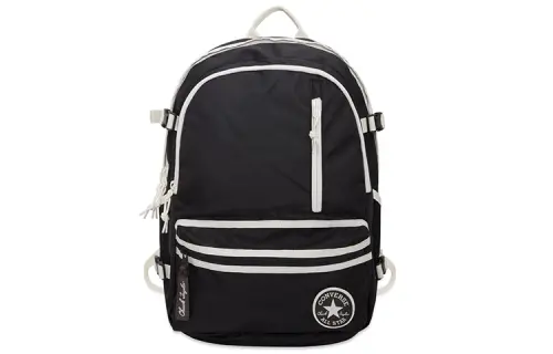 Converse Straight Edge Polyester Backpack Regular Unisex Black