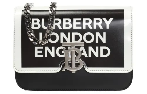 Burberry Cow Leather Lock Bag, Shoulder Bag, Crossbody Bag Small Women's Multicolor