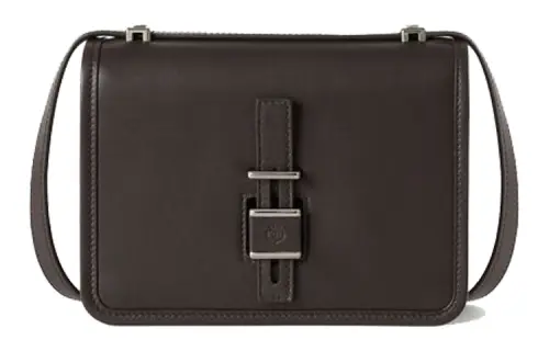 Loro Piana Sheepskin Shoulder Bag Women's Chocolate & Brown