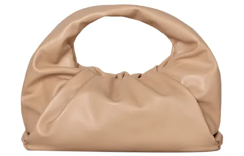 Bottega Veneta Calfskin Handbag Women's Beige
