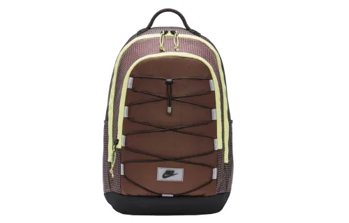 Nike Hayward Nylon Fabric Backpack Regular Unisex Chocolate