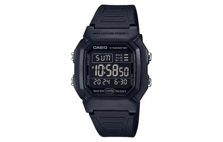 CASIO Men EDIFICE Black Watch W-800H-1B