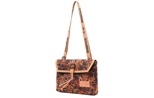 Li Ning Polyester Crossbody Bag, Shoulder Bag Unisex Orange