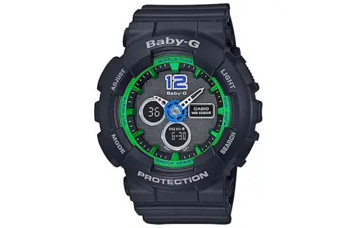 CASIO Women's BABY-G 46.3mm Green Watch BA-120-1B
