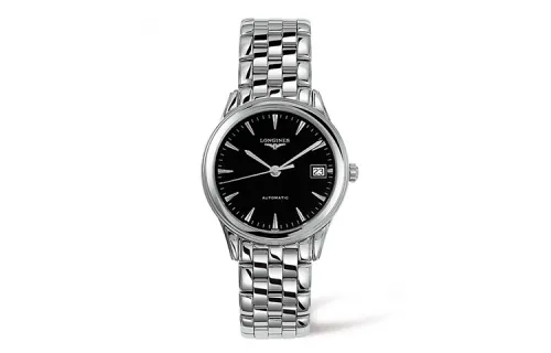 LONGINES Military Flag Collection Automatic Mechanical Movement Date Display Men's Watches Watch 36mm Black Dial