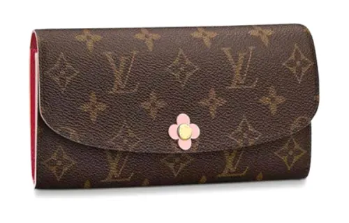 LOUIS VUITTON Wallet Emilie Monogram Brown