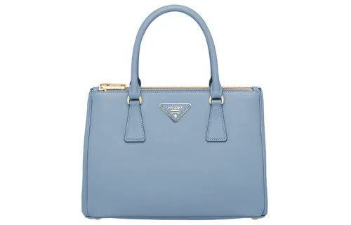 PRADA Leather Killer Bag Crossbody Handbag Medium Women's Blue