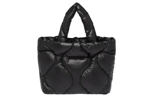 MIU MIU Nylon Tote Bag, Shopping Bag, Handbag Women's Black