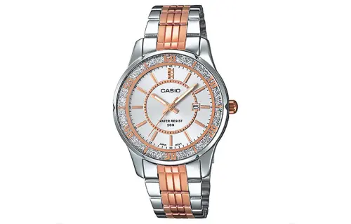 CASIO Women's Standard Series Silver Watch LTP-1358RG-7AV