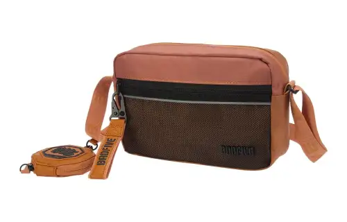Li Ning Fabric Shoulder Bag, Crossbody Bag Unisex Fiery Sand Yellow