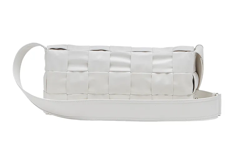Bottega Veneta Cow Leather Handbag, Crossbody Bag Men's White