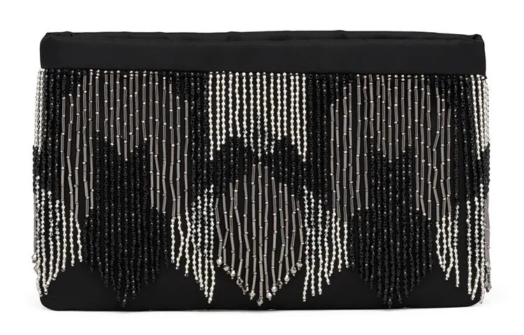 PRADA Nylon Clutch Unisex Black