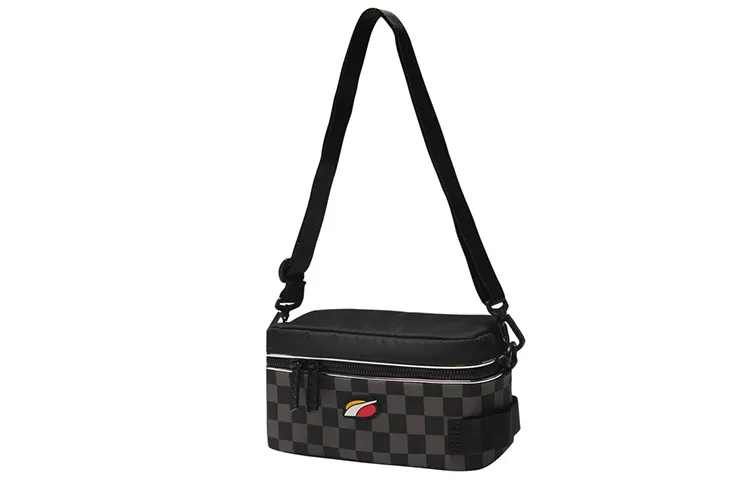 PUMA Rdet Collaboration Fabric Box Bag, Shoulder Bag, Crossbody Bag Regular Unisex Black