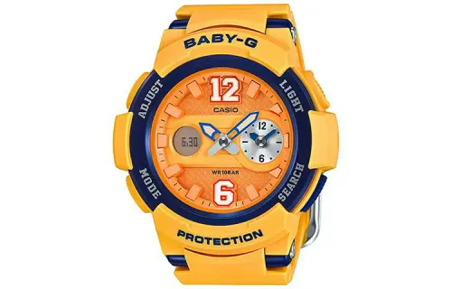 CASIO Women's BABY-G Yellow Watch BGA-210-4B