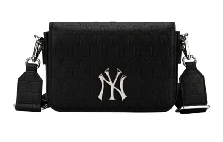MLB Cotton Shoulder Bag, Crossbody Bag Regular Unisex Black