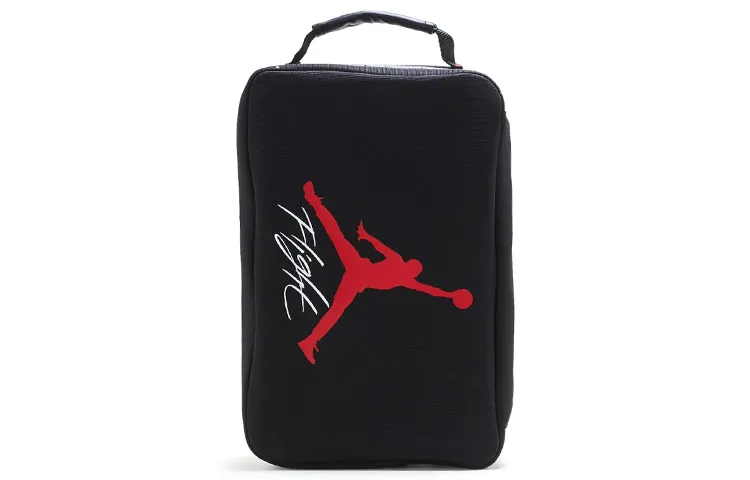 Jordan Polyurethane Shoe Box Bag, Handbag Regular Unisex Black