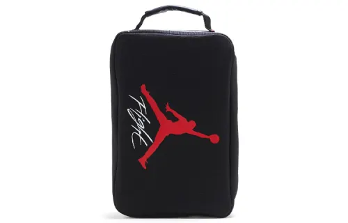 Jordan Polyurethane Shoe Box Bag, Handbag Regular Unisex Black