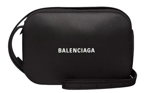 Balenciaga Calfskin Camera Bag, Crossbody Bag, Shoulder Bag Small Men's Black