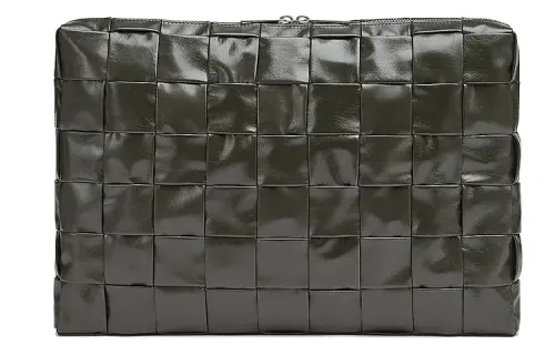 Bottega Veneta Cow Leather Clutch Men's Jasper