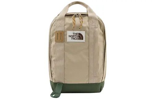 THE NORTH FACE 14.5L Backpack Outdoor Bag Polyester Khaki Unisex