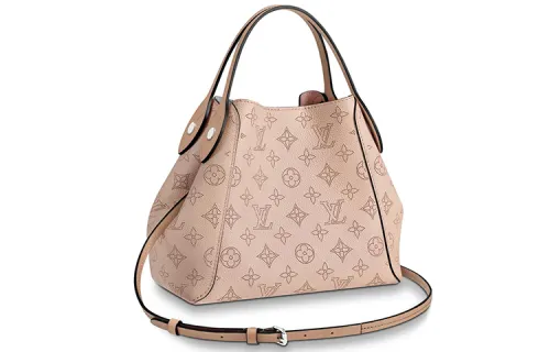 LOUIS VUITTON Cow Leather Handbag, Shoulder Bag Small Women's Light Pink