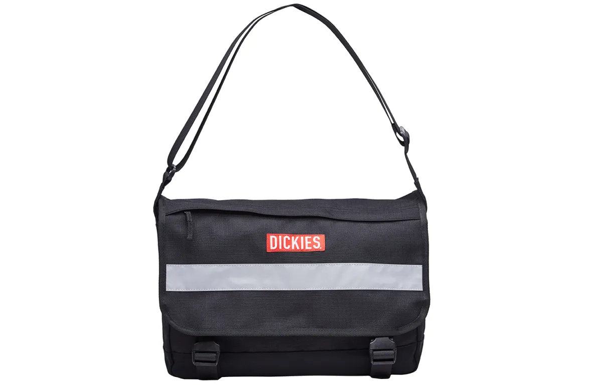 Dickies Polyester Messenger Bag, Shoulder Bag Regular Unisex Black/Army Green