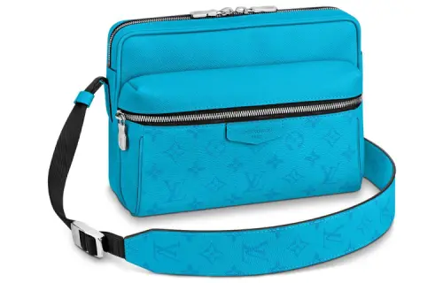 LOUIS VUITTON MessengerOutdoor Cow Leather With Coated Canvas Messenger Bag, Shoulder Bag, Crossbody Bag Regular Men's
