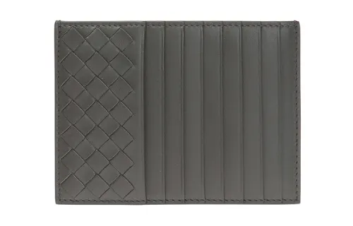 Bottega Veneta Casual Leather Card Holder Men's Light Green