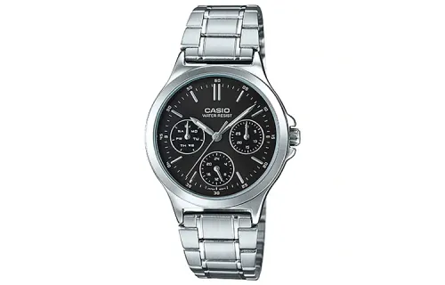 CASIO Women's Standard Series Black Watch LTP-V300D-1A