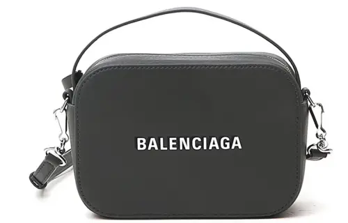 Balenciaga Cow Leather One Shoulder Handbag Regular Women's Gray
