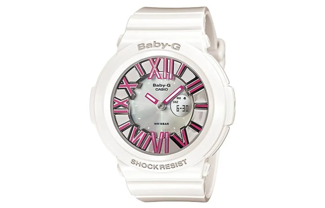 CASIO Women's BABY-G Silver Watch BGA-160-7B2DR