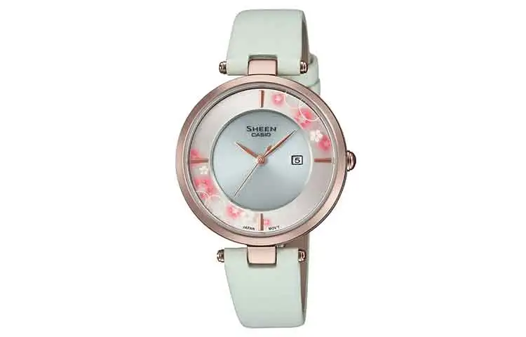 CASIO Women's SHEEN Silver Watch