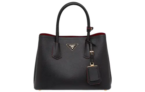PRADA Saffiano Leather Handbag, Crossbody Bag Small Women's