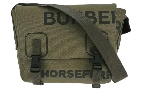 Burberry Nylon Shoulder Bag, Crossbody Bag Men's Army Green