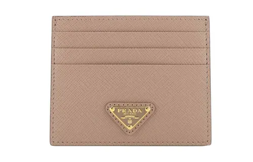 PRADA Saffiano Leather Coin Purse Women's Pink