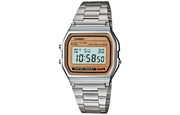 CASIO Men VINTAGE Series Silver Watch A158WEA-9