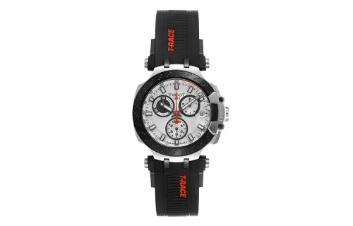 TISSOT Race Collection Quartz Movement 100m Waterproof Men's Watches Watch 43mm White Dial Stainless Steel Case