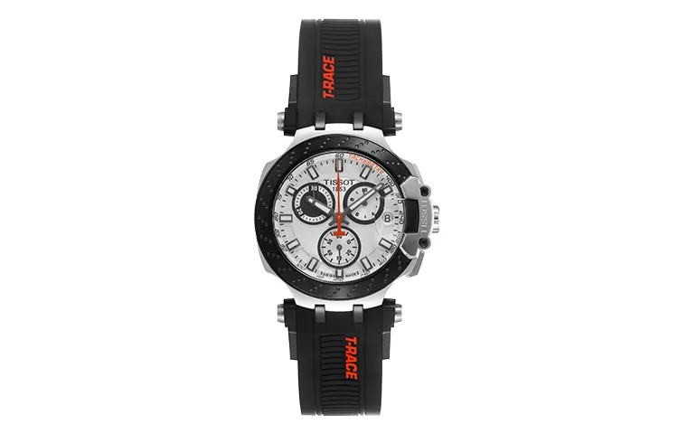 TISSOT Race Collection Quartz Movement 100m Waterproof Men's Watches Watch 43mm White Dial Stainless Steel Case