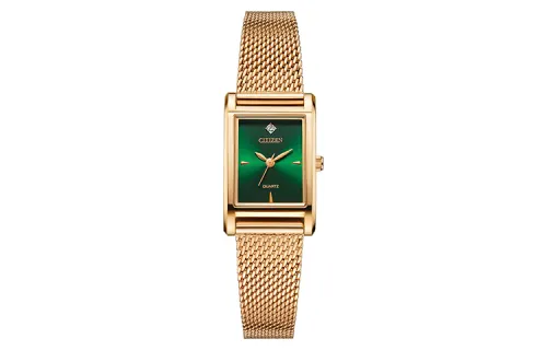 CITIZEN Juicy Tint Collection Quartz Movement Stainless Steel Gold Plated Strap Watch Women's Watch