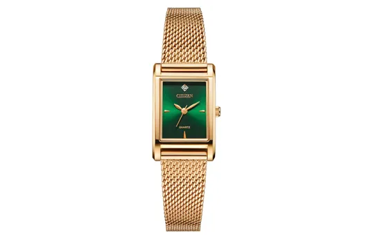 CITIZEN Juicy Tint Collection Quartz Movement Stainless Steel Strap Watch Women's Watch Green Dial