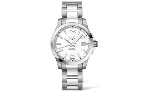 LONGINES Comcast Collection Automatic Mechanical Movement Men's Watch 39mm White Dial Stainless Steel Case