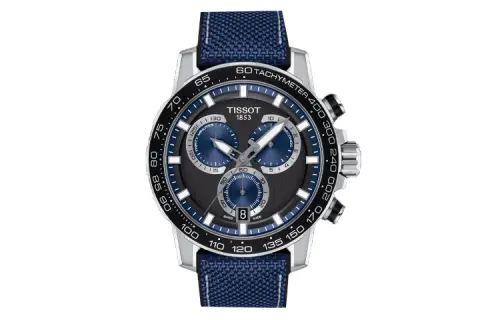 TISSOT Daring Collection Quartz Movement Men's Watches Watch 45.5mm Black Dial Stainless Steel Case