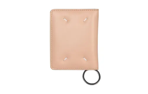 Maison Margiela Cow Leather Wallet Women's Pink