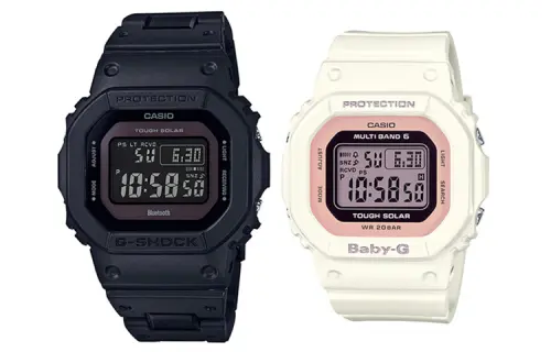 CASIO Unisex Pair Table Series Black Watch