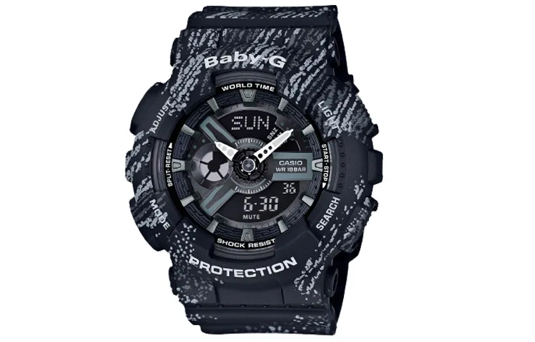 CASIO Women's BABY-G Black Watch BA-110TX-1A