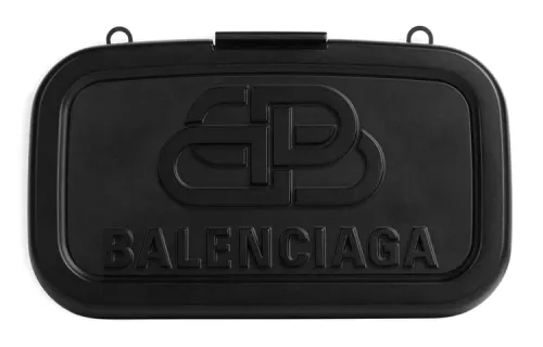 Balenciaga Bo Resin With Lambskin Crossbody Bag, Shoulder Bag Small Women's Black
