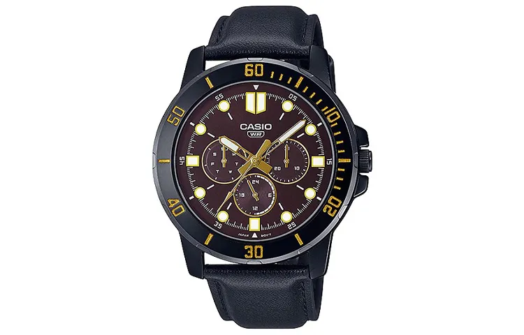 CASIO Men Standard Series Red Watch MTP-VD300BL-5E
