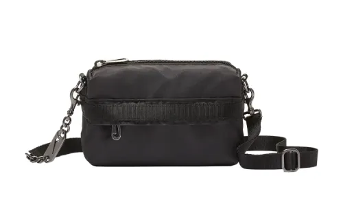Nike Fabric Camera Bag, Small Square Bag, Shoulder Bag, Crossbody Bag Regular Women's Black