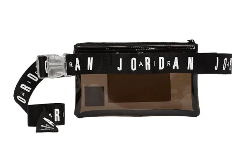 Jordan Polyester Crossbody Bag, Fanny Pack Regular Unisex Black
