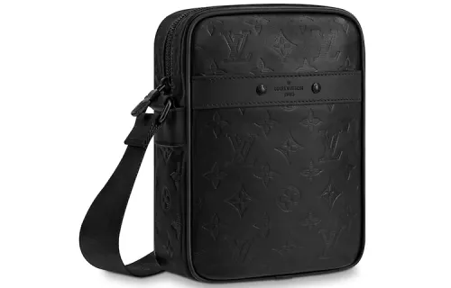 LOUIS VUITTON Danube Monogram Shadow Pm Black